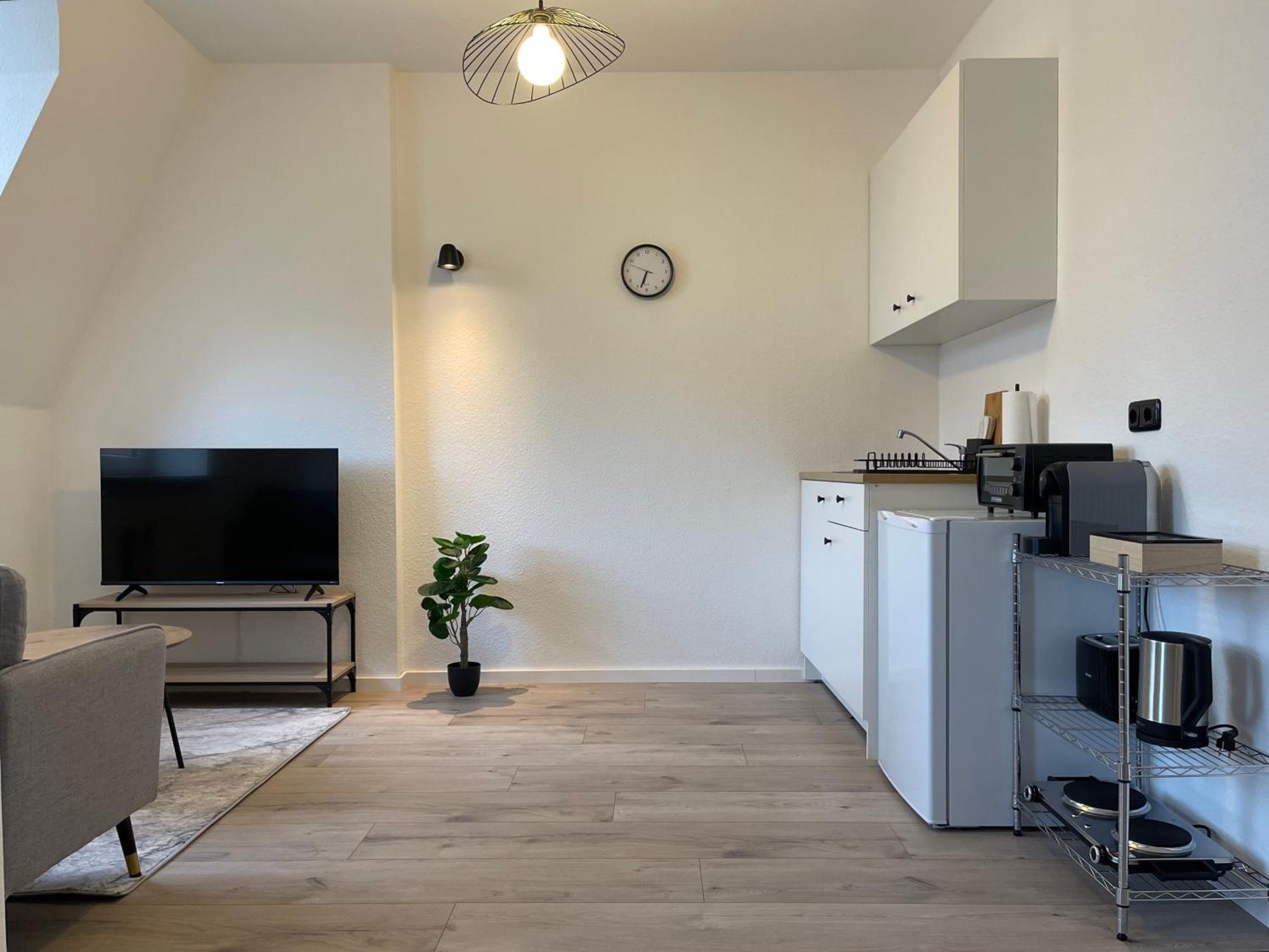 Raha Apartments - Modernes Studio-Apartment - Hbf - Gratis Parkplatz Erfurt Extérieur photo